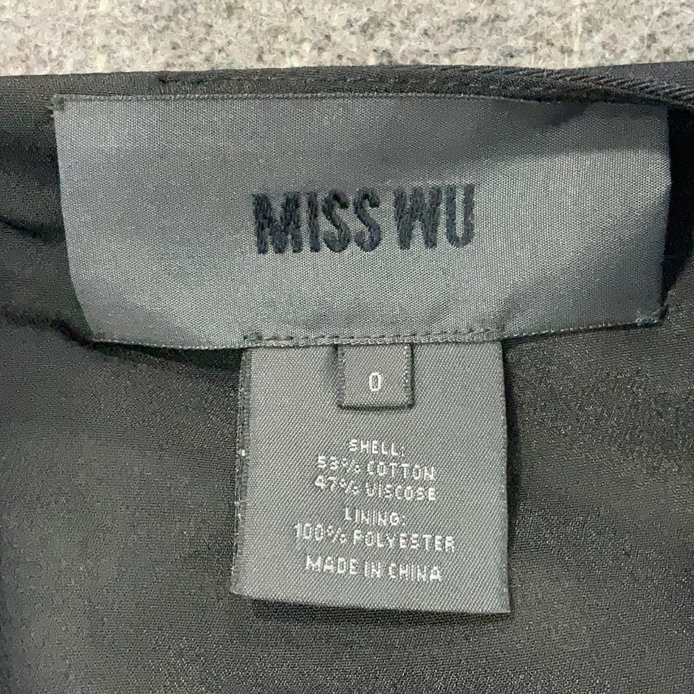 Jason Wu Miss Wu Black & White Delicate Leaf Prin… - image 8